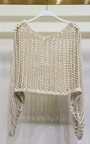 CROCHET LAYERING SWEATER (72052/800815)