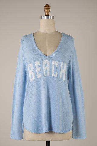 Beach Blue Lightweight Knit