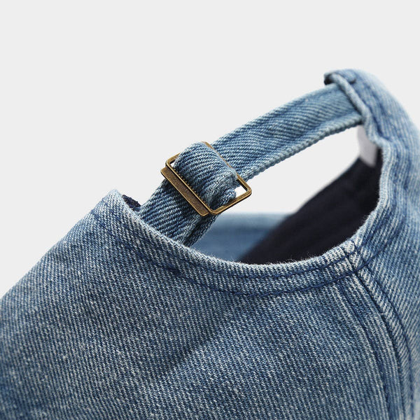 Denim Cherry Embroidered Casual Baseball Cap DP25E978