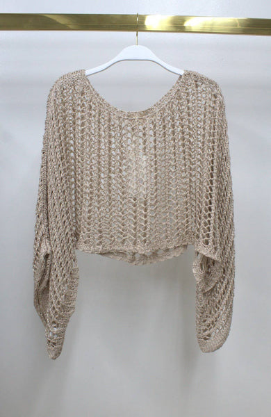 CROCHET LAYERING SWEATER (72052/800815)