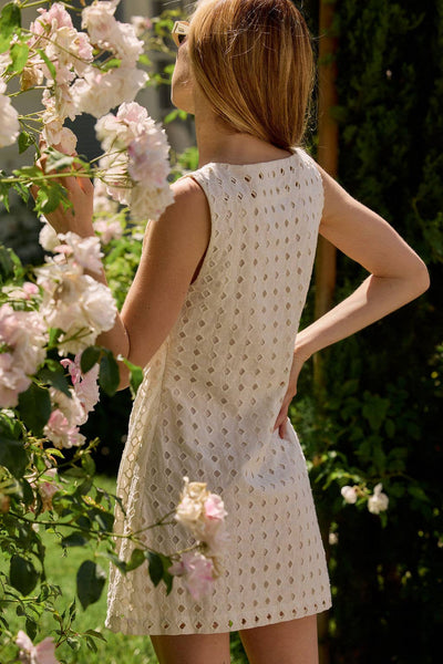 Dahlia Eyelet Dress - Ivory