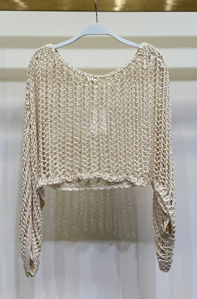 CROCHET LAYERING SWEATER (72052/800815)