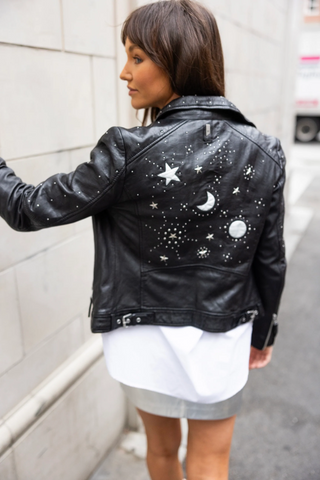Noelia leather jacket