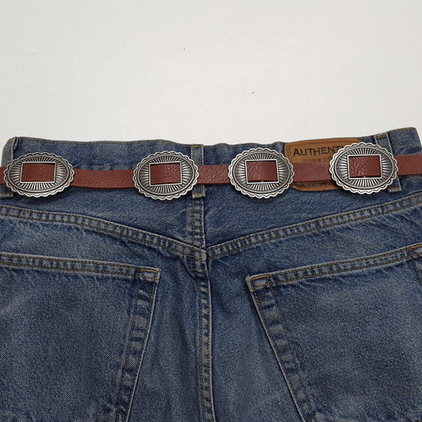 Western Style w. Full Conchos on the Belt