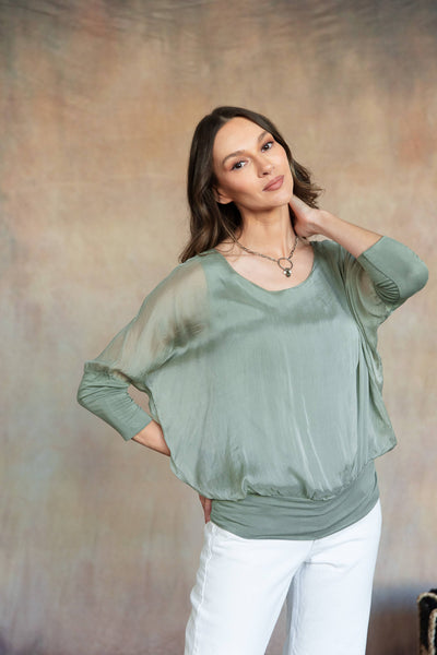 Cassandra Italian Silk Top