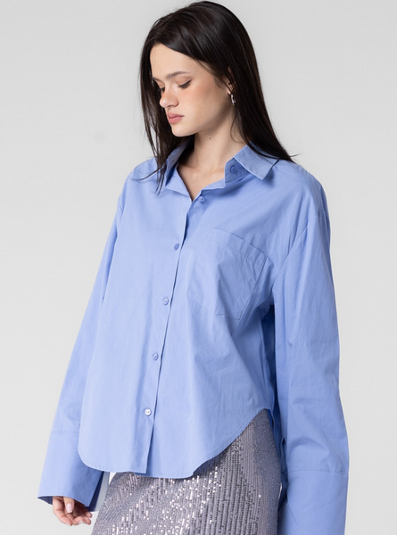 Ocean Oversized Button Down