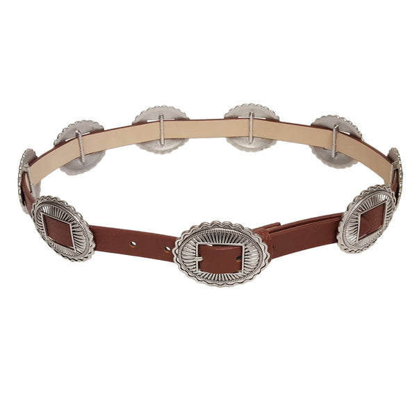 Western Style w. Full Conchos on the Belt