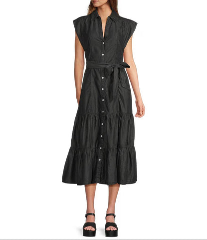 Cap Sleeve Midi Dress