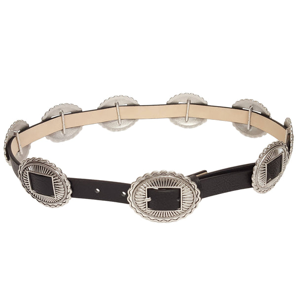 Western Style w. Full Conchos on the Belt