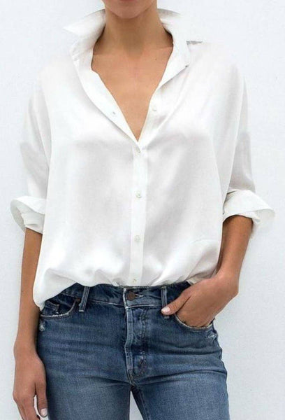 White Button Up Oxford