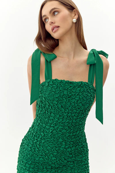 Lucy Popcorn Smocked Dress