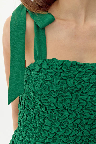 Lucy Popcorn Smocked Dress