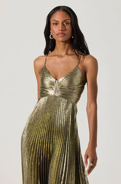 Blythe Dress Gold