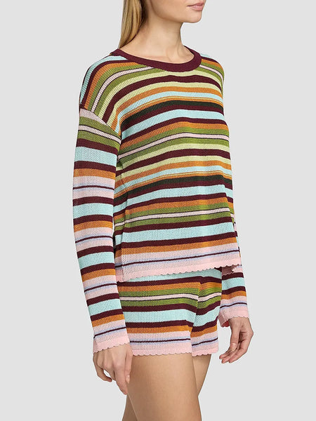 Beach Sweater Paradise Stripe