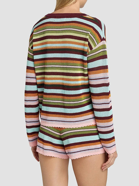 Beach Sweater Paradise Stripe