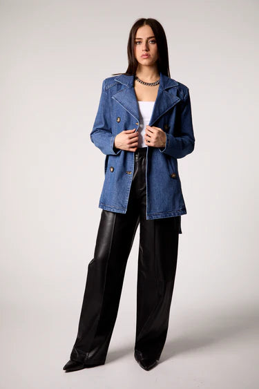 Gracie Denim Trench
