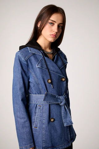 Gracie Denim Trench