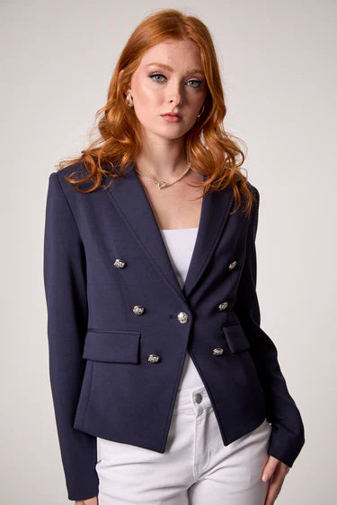 Kasey Nautical Hooded Blazer