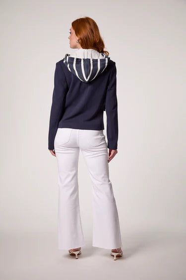 Kasey Nautical Hooded Blazer