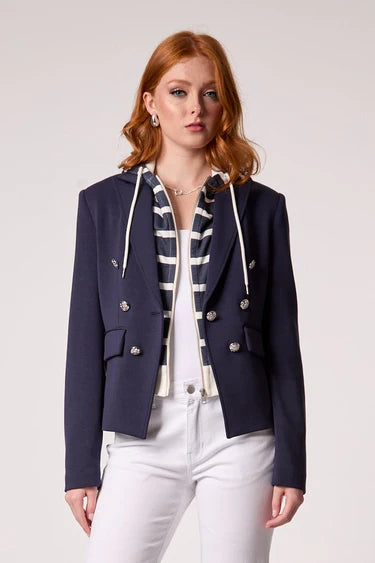 Kasey Nautical Hooded Blazer