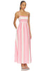 Valory Maxi Dress Bubblegum Stripe