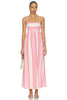 Valory Maxi Dress Bubblegum Stripe