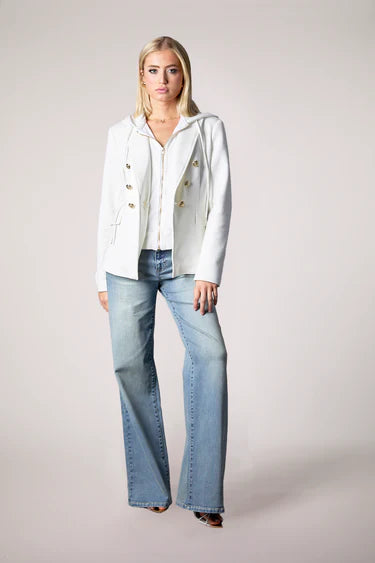 Helen Double Breasted Blazer W/Hood