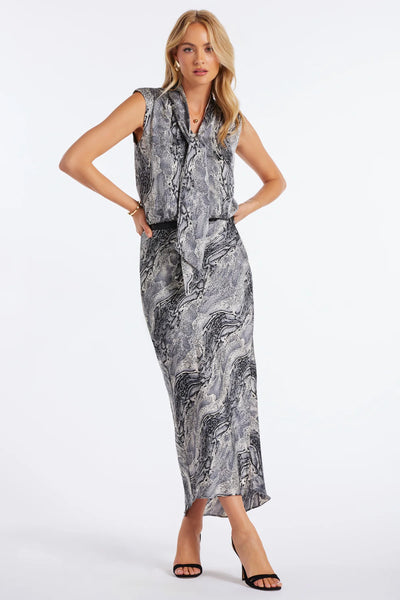 Belle Tie Front Top