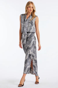 Belle Tie Front Top
