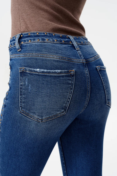 High Rise Bootcut Jeans