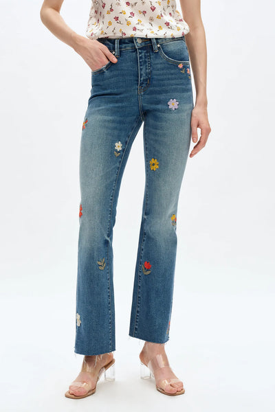 Flora Mid Rise Bootcut