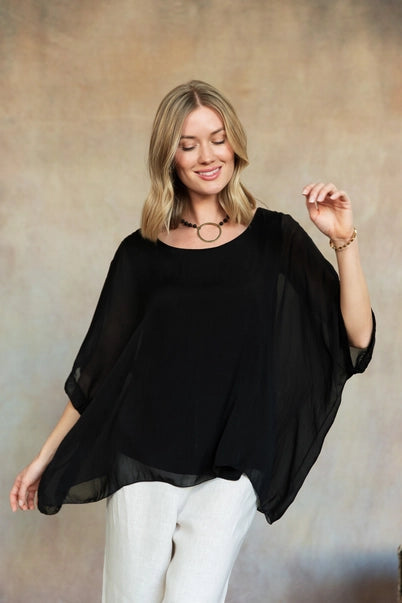 Martina Italian Silk Topper