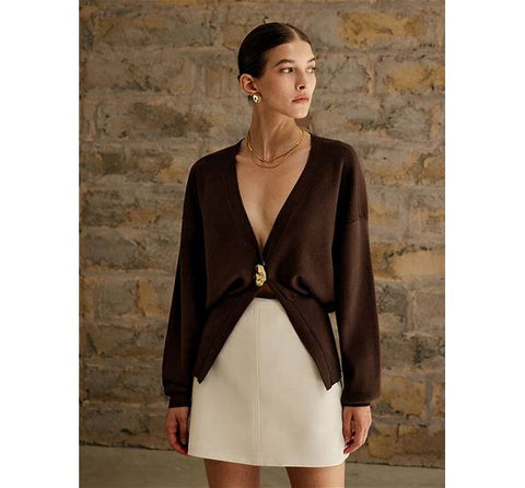 Chocolate Cardi