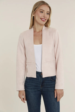 Faux Sued Blazer