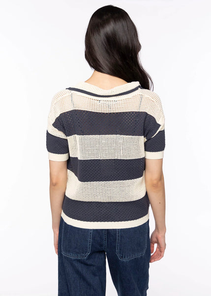 Chios Knit Polo Top