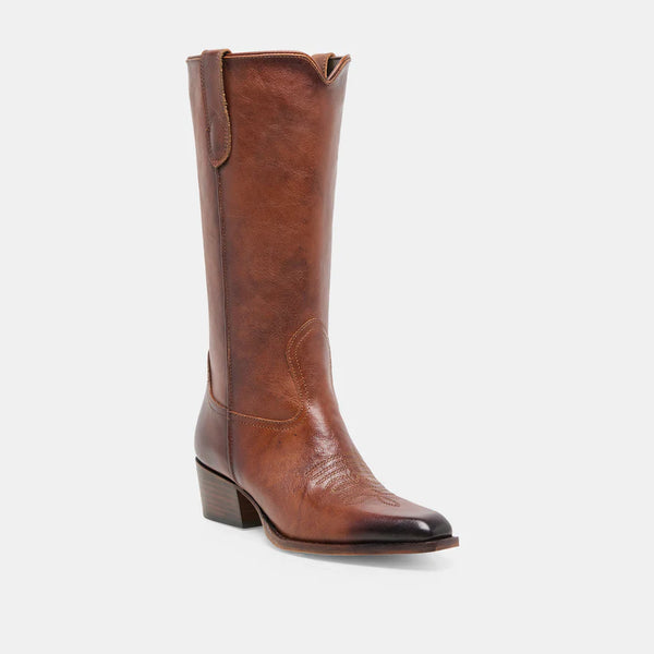 Vigla Chestnut Leather Boot