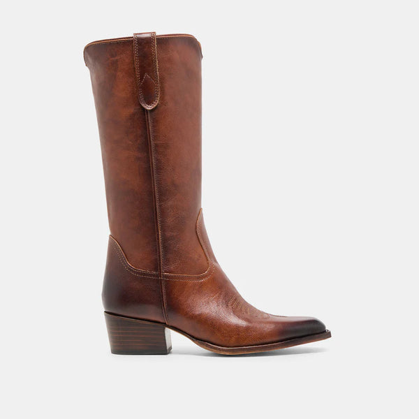 Vigla Chestnut Leather Boot