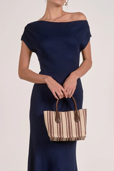 Ribbed Knit Midi Dress