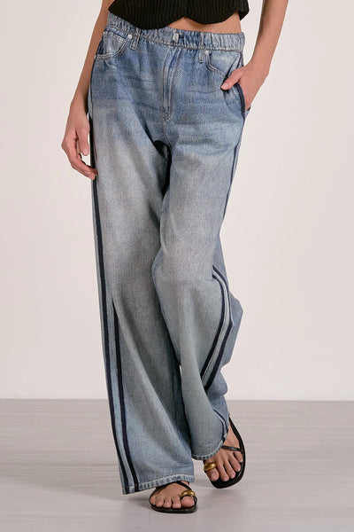 Jojo Denim Track Sweatpants