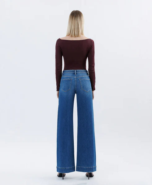Moon Bar High Rise Extreme Wide Trouser