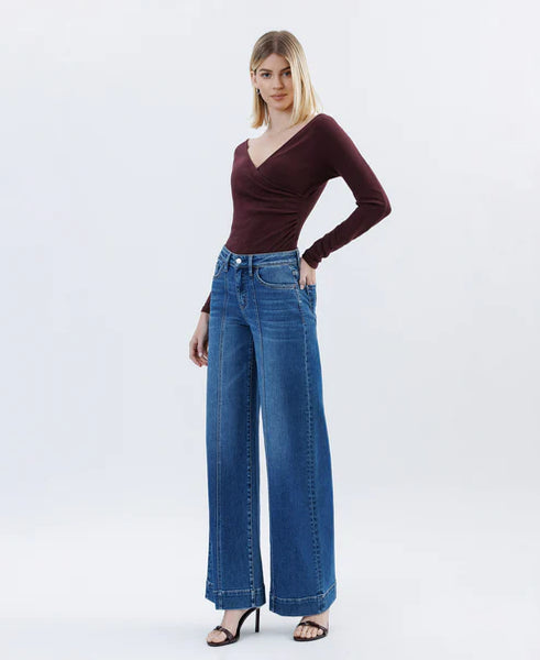 Moon Bar High Rise Extreme Wide Trouser