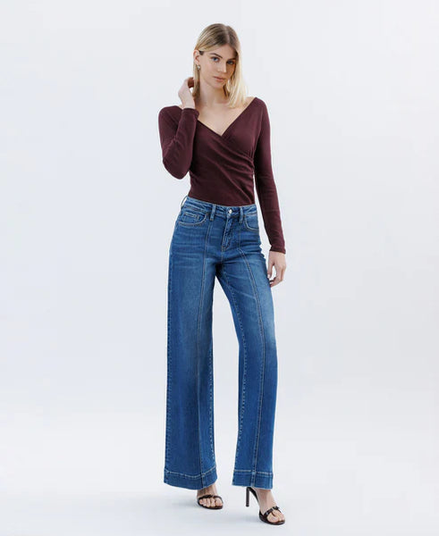 Moon Bar High Rise Extreme Wide Trouser