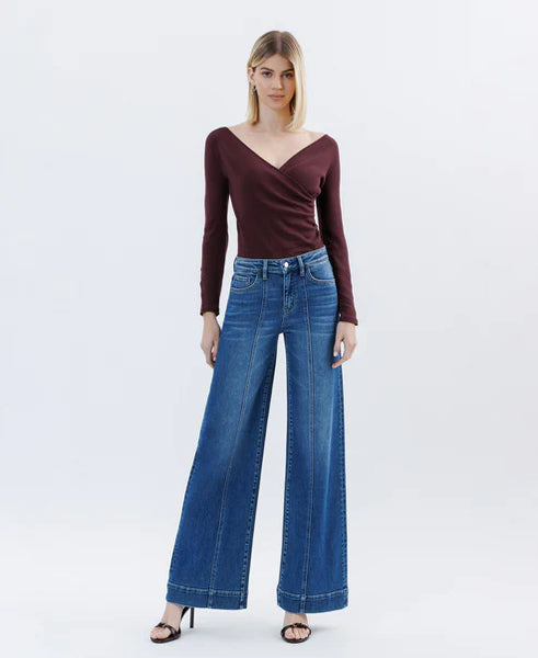Moon Bar High Rise Extreme Wide Trouser