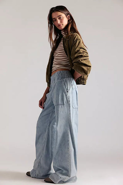 Breezy Denim Pull On