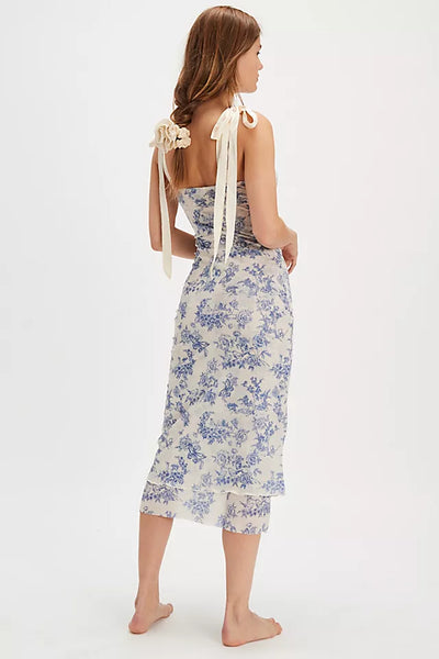 Got Glam Tea Cup Print Dress
