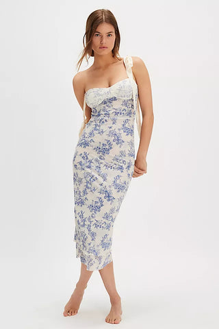 Got Glam Tea Cup Print Dress