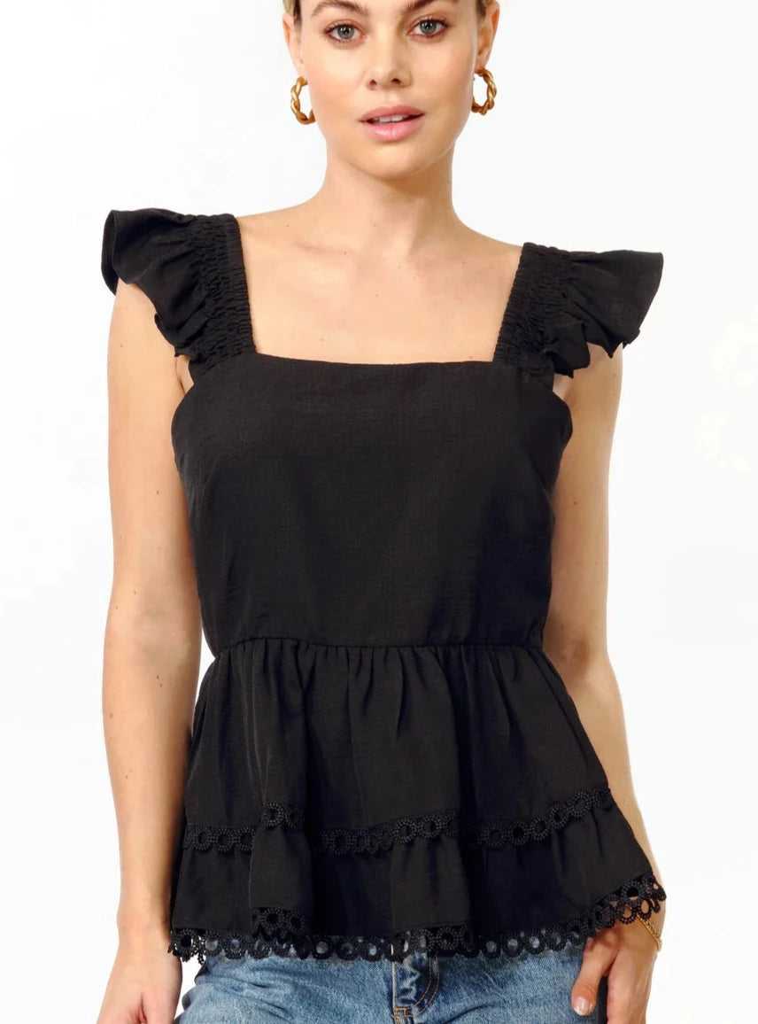 Ellis Peplum Top