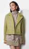 Sandra Quilted Vegan Leather Jacket