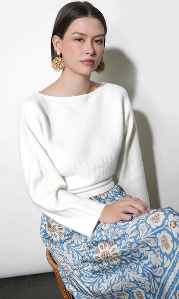 Valerie Open Back Sweater