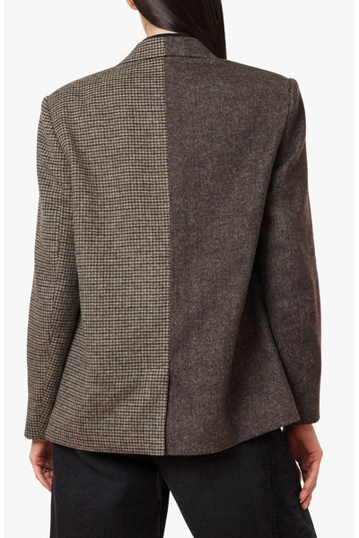 Herringbone Mix Blazer Coat